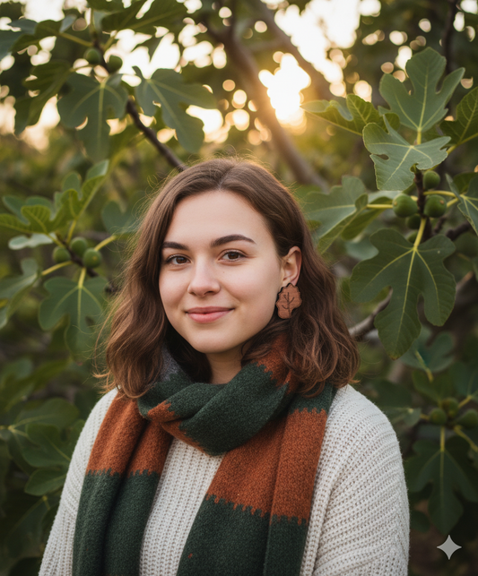 Orecchino Ficus ornamentale