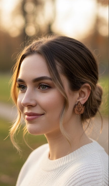 Orecchino Il Germoglio di Ottobre