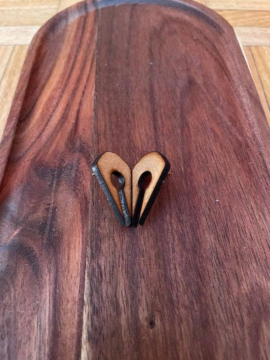 Orecchino a bottone Knife - Collezione Phoenix