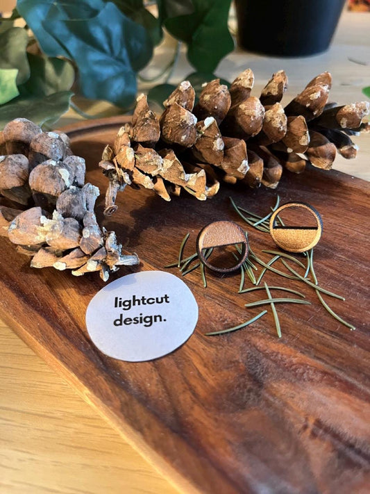 Orecchino a bottone Tao - Collezione Uno