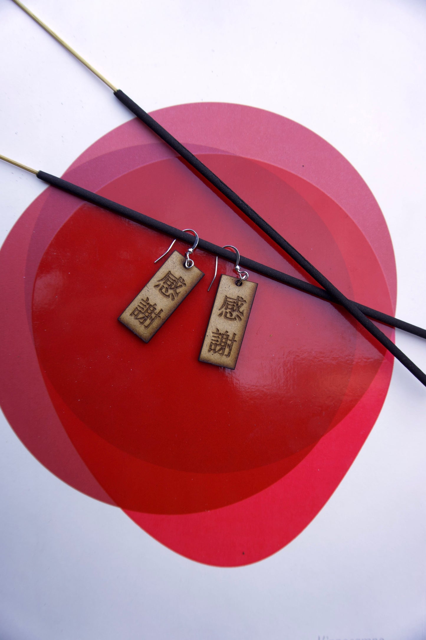 Orecchino pendente Gratitude - Collezione Essenza d'Oriente