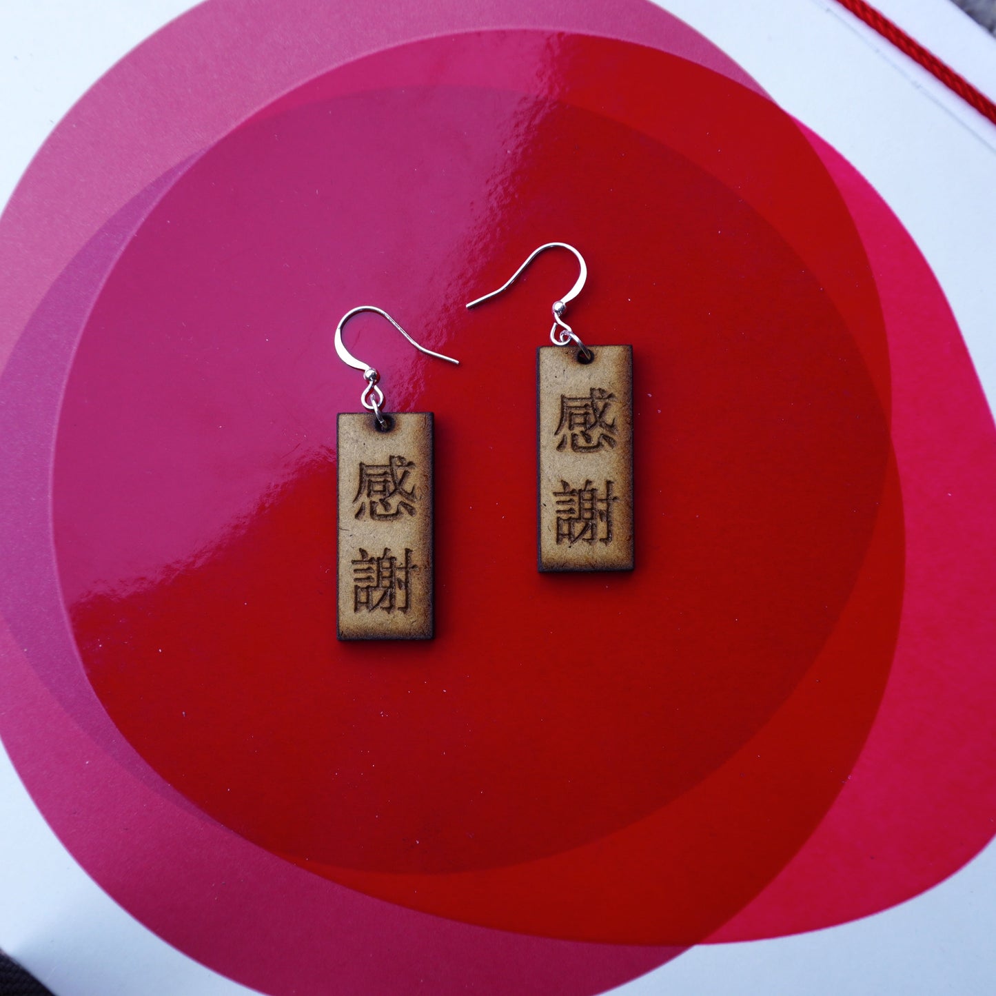 Orecchino pendente Gratitude - Collezione Essenza d'Oriente