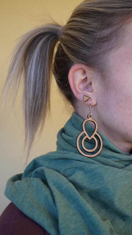 Orecchino pendente Pear - Collezione Zero