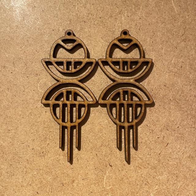 Orecchino pendente Duke - Collezione Zero