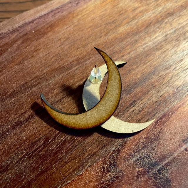 Orecchino a bottone Eclipse - Collezione Phoenix