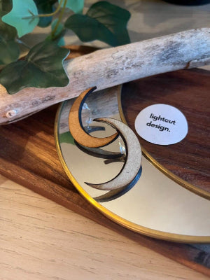 Orecchino a bottone Eclipse - Collezione Phoenix
