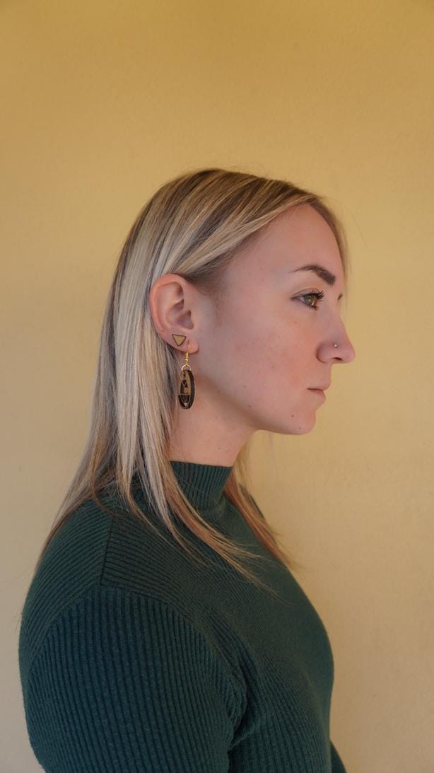 Orecchino pendente Maja - Collezione Zero